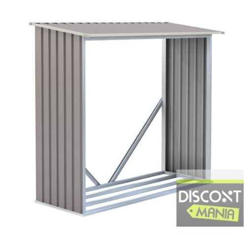 EPT Tüzifatároló 136 - 182 x 75 cm, szürke