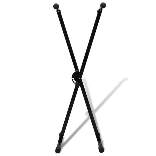 Állítható billentyűzet állvány merevített X keret