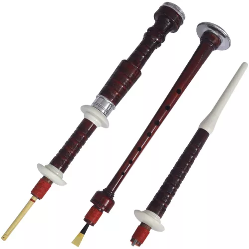 Zöld és fekete skót-kockás nagy skót duda