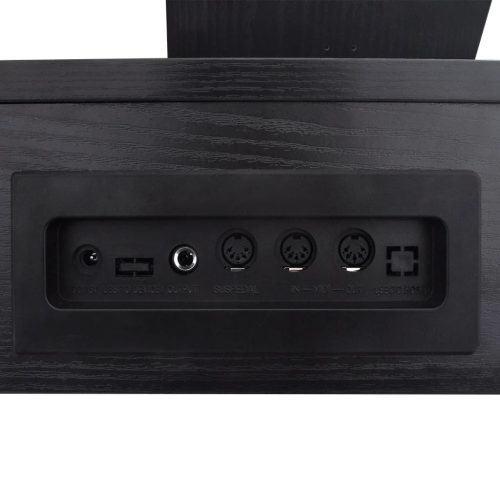  88 billentyűs digitális zongora pedálokkal fekete melamin lap  