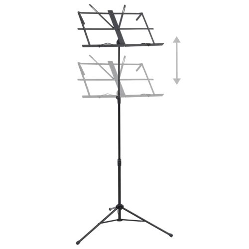  fekete acél kottatartó