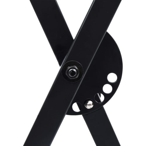  fekete billentyűzetállvány és szék