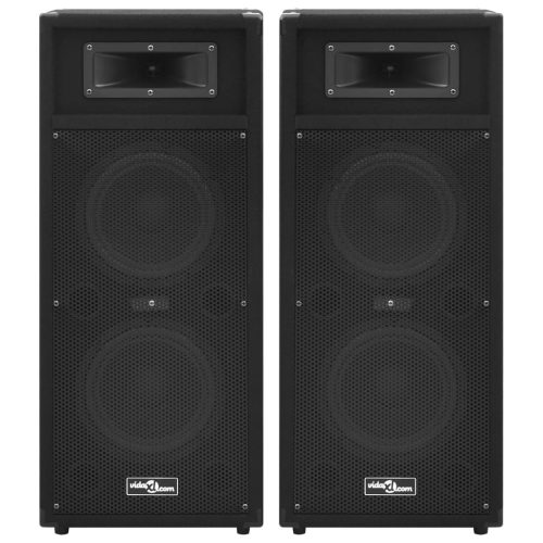  2 db professzionális fekete passzív hifi színpadi hangfal 1000W