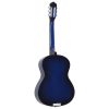  kék klasszikus hársfa gitár kezdőknek 4/4 39      "