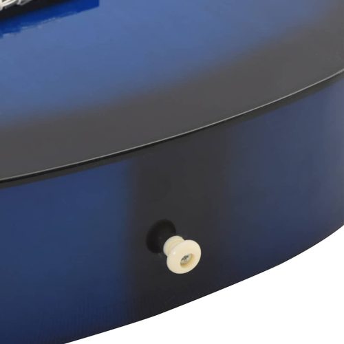  8 részes kék klasszikus gitárszett kezdőknek 3/4 36      "