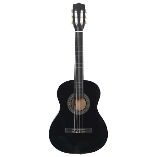  8 darabos fekete klasszikus gitárszett kezdőknek 3/4 36       "