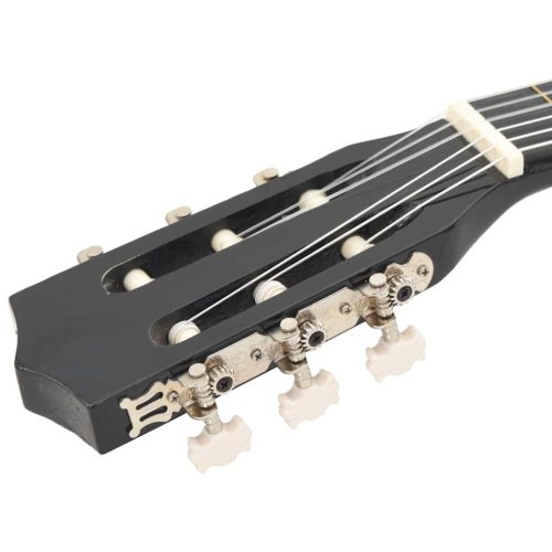  8 darabos fekete klasszikus gitárszett kezdőknek 3/4 36       "
