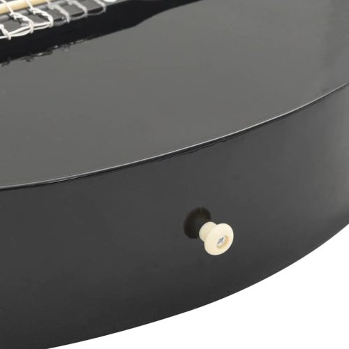  12 db-os fekete 6 húros western gitárszett hangszínszabályzóval