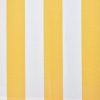 VID Sárga és fehér összecsukható kézi napellenző - 300 x 250 cm 