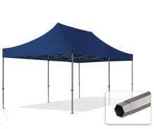   Professional összecsukható sátrak PREMIUM 350g/m2 ponyvával, acélszerkezettel, oldalfal nélkül - 3x6m kék