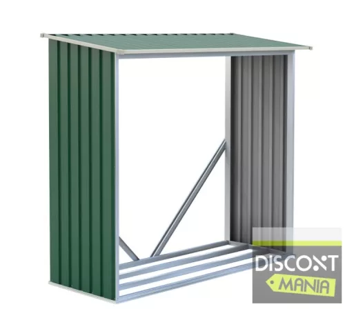 EPT Tüzifatároló 136 - 182 x 75 cm, zöld