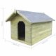 VID impregnált fenyő kerti kutyaház felnyitható tetővel 735060