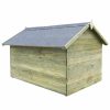 VID impregnált fenyő kerti kutyaház felnyitható tetővel 735060