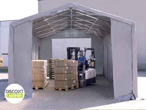 Skladišni šator 8x8m sa bočnom visinom 3m professional 720g/m2 - VATROOTPORNA CERADA!