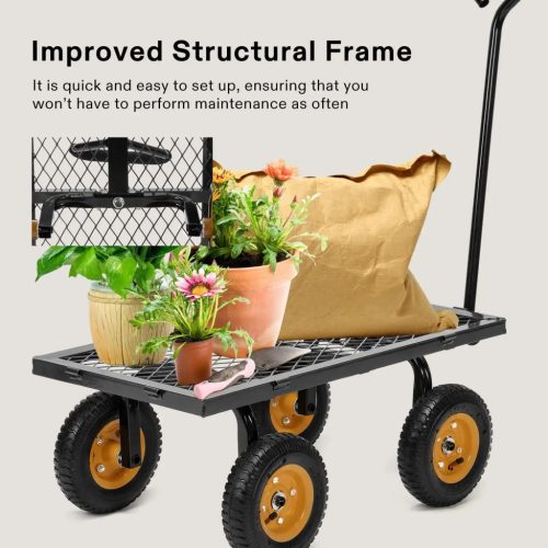 Heavy-duty garden cart