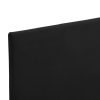 VID fekete szövetkárpitozású ágykeret 90x200 cm