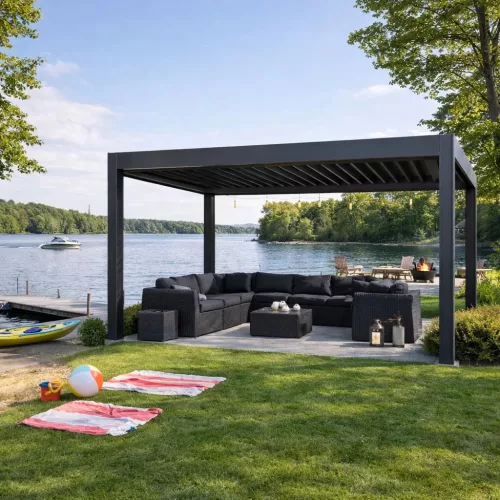 3x4m motorized pergola