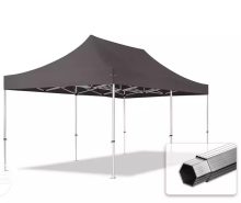   Professional összecsukható sátrak PROFESSIONAL 400g/m2 ponyvával, alumínium szerkezettel, oldalfal nélkül - 3x6m sötétszürke