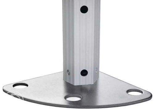 TP 3x6m összecsukható aluminium 800N pavilon, oldalfal nélkül - sötétszürke