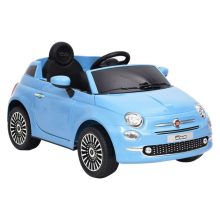 VID kék elektromos gyerek autó Fiat 500