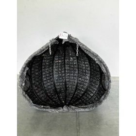 Dm kétszemélyes fekete függőfotel