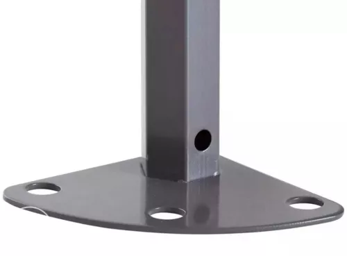 TP 3x4,5m összecsukható 750N acél vázas pavilon, 4 db oldalfallal - bordó