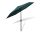 VID Exkluzív kialakítású napernyő - 3 m átmérő - zöld
