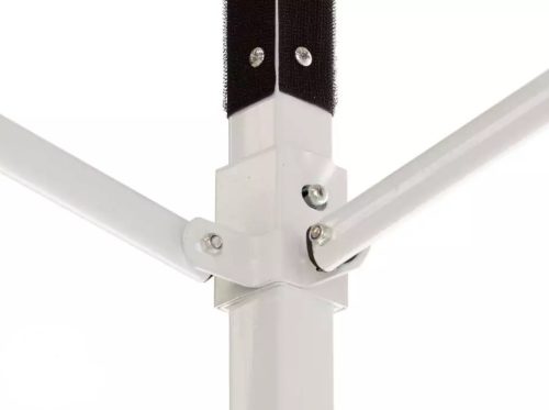 TP 3x4,5m összecsukható acél pavilon, oldalfal nélkül - krém