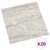 VID 20 db bézs színű öntapadó PVC padlólap 1,86 m²