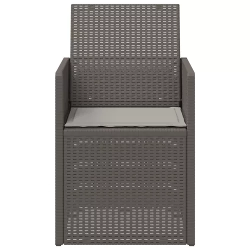  Kerti étkező székek 2 pcs Világosszürke PP
