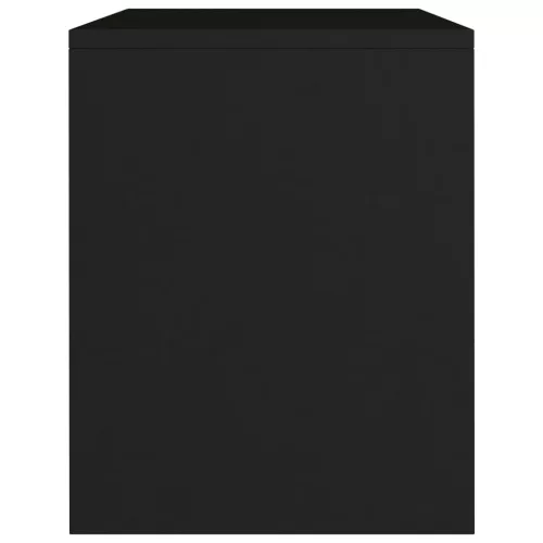  fekete szerelt fa éjjeliszekrény 40 x 30 x 40 cm