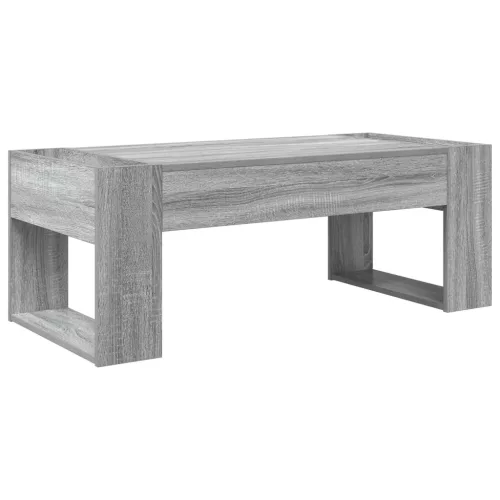  Dohányzóasztal Szürke Sonoma 110 x 50 x 41 cm Faanyag