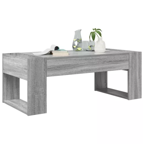 Dohányzóasztal Szürke Sonoma 110 x 50 x 41 cm Faanyag