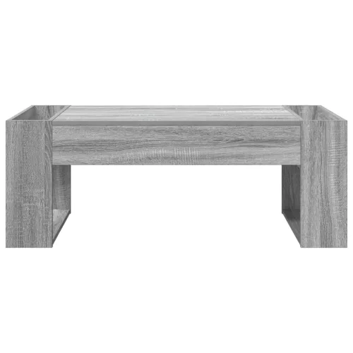  Dohányzóasztal Szürke Sonoma 110 x 50 x 41 cm Faanyag