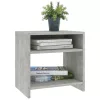  2 db betonszürke szerelt fa éjjeliszekrény 40 x 30 x 40 cm