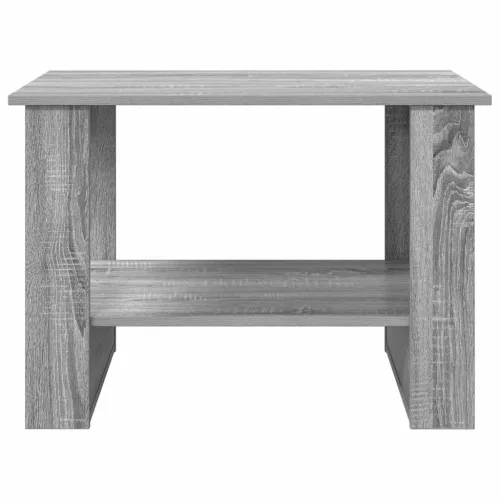  Dohányzóasztal Szürke Sonoma 72 x 50 x 50 cm Faanyag
