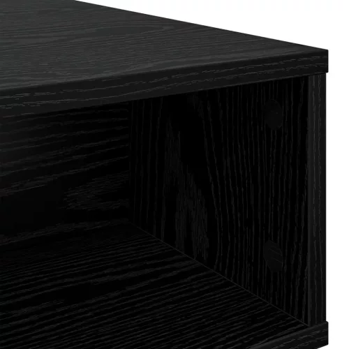  Dohányzóasztal Fekete tölgy 100 x 46 x 35 cm Faanyag