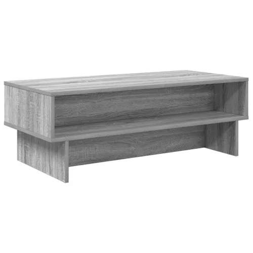  Dohányzóasztal Szürke Sonoma 100 x 46 x 35 cm Faanyag