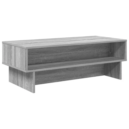  Dohányzóasztal Szürke Sonoma 100 x 46 x 35 cm Faanyag