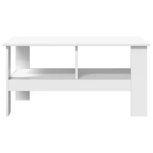  Dohányzóasztal Fehér 90 x 50 x 45 cm Faanyag