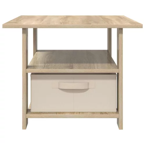  Dohányzóasztal fiókkal Sonoma tölgy 77 x 55 x 42 cm Faanyag