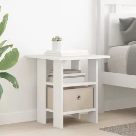 Éjjeli asztal fiókkal Fehér 41 x 40 x 45 cm Faanyag