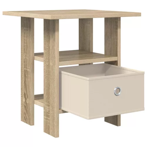  Éjjeli asztal 2 pcs Sonoma tölgy 41 x 40 x 45 cm Faanyag