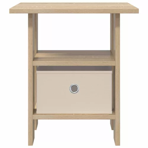  Éjjeli asztal 2 pcs Sonoma tölgy 41 x 40 x 45 cm Faanyag