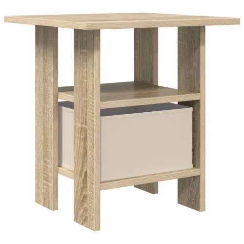  Éjjeli asztal 2 pcs Sonoma tölgy 41 x 40 x 45 cm Faanyag