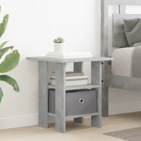    Éjjeli asztal fiókkal Beton Szürke 41 x 40 x 45 cm Faanyag