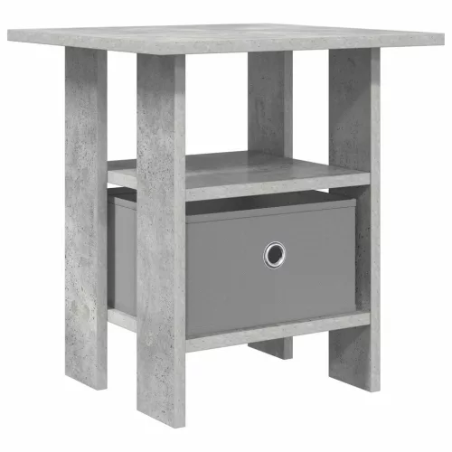  Éjjeli asztal fiókkal Beton Szürke 41 x 40 x 45 cm Faanyag