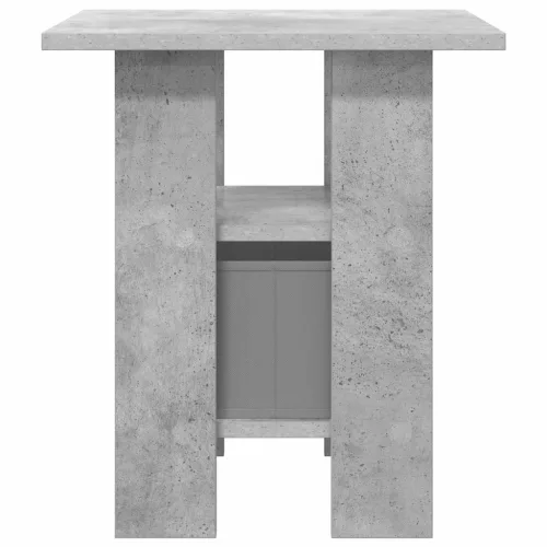  Éjjeli asztal 2 pcs Beton Szürke 41 x 40 x 45 cm Faanyag