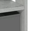  Éjjeli asztal 2 pcs Beton Szürke 41 x 40 x 45 cm Faanyag