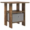  Éjjeli asztal fiókkal Füstölt tölgy 41 x 40 x 45 cm Faanyag